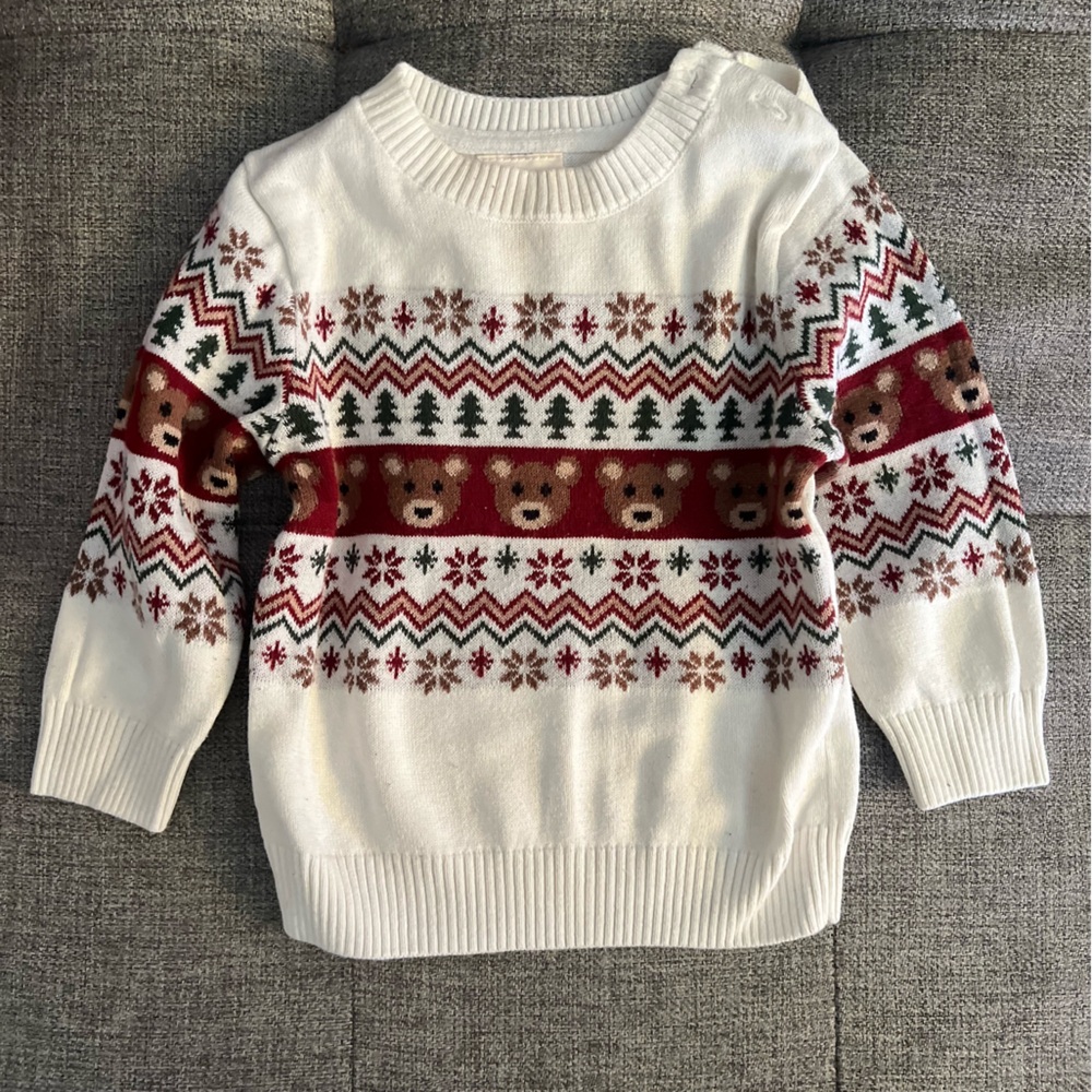 First Impressions Bear Sweater